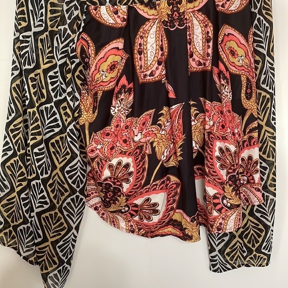 Free People Aleena Printed Blouse Top - Picture 16 of 17